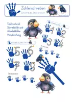 Vorschau - Arbeitsblätter - Zahlenschreiben- Hilfe und Übung bei Zahlenverdrehern - Deckblatt