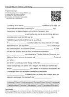 Vorschau - Arbeitsblätter - Lernposter + Arbeitsblätter zum Thema "Luxemburg" + Lösung & MP3 + Mindmap + Infografik - Seite 1