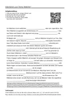 Vorschau - Arbeitsblätter - Lernplakat + Arbeitsblätter zum Thema "Mädchen" (Lückentext, Hörverstehen) + Lösung & MP3 + Infografik - Seite 1
