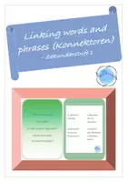Vorschau - Spiele - Stop & Swap Cards zu Linking Words - Connectives (Konnektoren) für Sekundarstufe 1 - Deckblatt