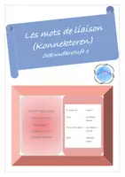 Vorschau - Spiele - Stop & Swap Cards zu "mots de liaison" (Konnektoren) für Sekundarstufe 1 - Deckblatt
