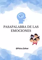 Vista previa - Hojas de trabajo - Pasapalabra de las Emociones y Gestión Emocional - Portada