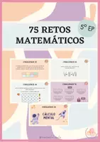 förhandsvisning - 70 Matematiska Utmaningar på Spanska - försättsblad