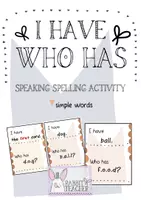 Vorschau - Spiele - I have...who has...(spelling, Buchstabieren) - Deckblatt
