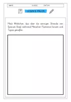 Vorschau - Arbeitsblätter - Wölkchen besucht Spanien - Lesen und Malen (2./3. Klasse) - Seite 1