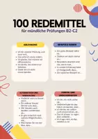 Vorschau - Text - 100 Redemittel für mündliche Prüfungen B2-C2 - Seite 1