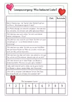 Vorschau - Arbeitsblätter - Lesespaziergang Liebe / Valentinstag für Klasse 2/3 - Seite 3