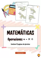 anteprima - Esercizi - Pacchetto di materiali di matematica in spagnolo - Pagina 1