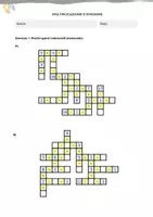 anteprima - Esercizi - Matematica (moltiplicazione e divisione) - Pagina 1