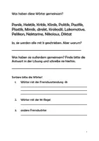Vorschau - Stationenlernen - Wörter mit k oder z in Kombination mit i - Seite 1