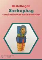 Vorschau - Mal- und Bastelvorlagen - 🏺Bastelbogen für Kinder: Sarkophag - Deckblatt