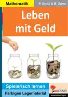 Vorschau - Unterrichtsreihen - Leben mit Geld – Im Alltag erfolgreich wirtschaften | Geld, Münzen, Scheine, Legestern, Montessori, Rechengeschichten | Mathematik Grundschule Förderschule Klasse 3-7 - Deckblatt