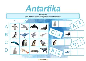 Vista previa - Unidades / Secuencias / Situaciones de Aprendizaje - ANTARTIKA - MATEMATIKA - KOORDENADAK - Portada