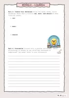 Vorschau - Arbeitsblätter - Übungsmaterial modals - London - Seite 3