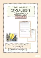 Vorschau - Arbeitsblätter - Übungen zum Conditional Clause 1 - Liverpool - Deckblatt