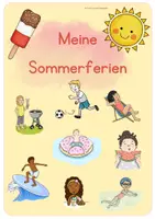 Vorschau - Fördermaterial/Inklusion - Meine Sommerferien: Struktur- und Formulierungshilfen - Seite 1