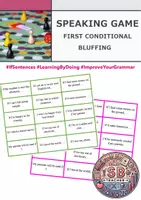 Vorschau - Spiele - Speaking Game (Bluffing): First Conditional - Deckblatt
