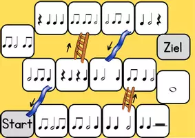 Vorschau - Arbeitsblätter - Brettspiel Rhythmus und Takte - Seite 1