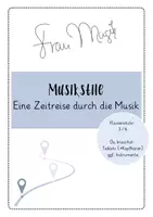 Vorschau - Stundenentwürfe - Musikstile - eine Zeitreise durch die Musik - Deckblatt