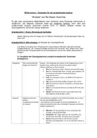 Vorschau - Arbeitsblätter - Original und Bearbeitung: Analyseschema Thema "White Covers" - Deckblatt