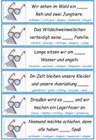Vorschau - Aufgabenkarten - Deutsch: Adjektive - Lesekarten - Seite 2