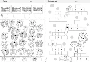 Vorschau - Arbeitsblätter - Wochenheft 4 Mathe (Zahlenraum 10) - Seite 2