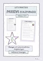 Vorschau - Arbeitsblätter - Übungen zum Grammatikthema "passive" - California - Deckblatt