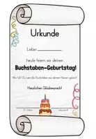 Vorschau - Mal- und Bastelvorlagen - Anfangsunterricht Deutsch: Komplettpaket für den Buchstaben-Geburtstag (Klasse 1) - Seite 3