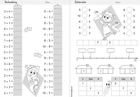 Vorschau - Arbeitsblätter - Wochenheft 9 Mathe (Zahlenraum 10) - Seite 3