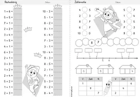 Vorschau - Arbeitsblätter - Wochenheft 16 Mathe (Zahlenraum 10) - Seite 3