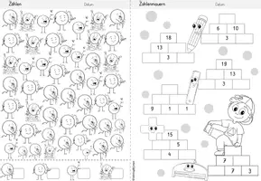 Vorschau - Arbeitsblätter - Wochenheft Mathe 2 (Zahlenraum 20) - Seite 2
