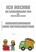 Vorschau - Spiele - ZR 100 - Minusrechnen - ohne Übertrag - Arbeitsblätter - Klasse 2 - Seite 2