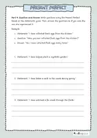 Vorschau - Arbeitsblätter - Übungen zum present perfect - Thema: country life - Seite 3