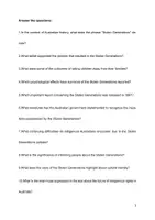 Vorschau - Arbeitsblätter - Stolen Generation - a simple overview (text + questions + answers + vocabulary list) - Seite 3