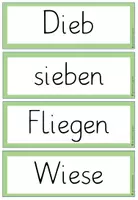 Vorschau - Fördermaterial/Inklusion - Blitzlesen Teil 6 - Lesetraining (Kl. 1) - passend zu Flex und Flora (bis V/v) - Seite 3