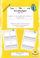Vorschau - Arbeitsblätter - Lies, male und schreibe! (Kl. 1) Teil 11 "G/g" - passend zu Flex und Flora - Deckblatt