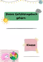 Vorschau - Mal- und Bastelvorlagen - Gefühlstagebuch (klassenübergreifend) - Seite 2