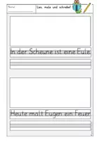 Vorschau - Arbeitsblätter - Lies, male und schreibe! (Kl. 1) Teil 13 "Eu/eu" - passend zu Flex und Flora - Seite 3