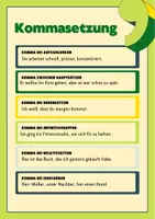 Vorschau - Arbeitsblätter - Kommasetzung (Regeln + Übungen) - Deckblatt
