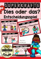 Vorschau - Spiele - Dies oder das - Spiel - Superkräfte (Entweder - oder) - Deckblatt
