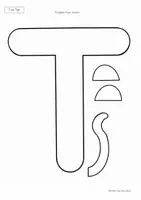 Vorschau - Mal- und Bastelvorlagen - Buchstabentier T wie Tiger – Buchstabenheft Grundschule (Klasse 1) | Buchstabeneinführung, Bastelvorlage & Anfangsunterricht - Seite 3