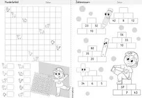 Vorschau - Arbeitsblätter - Wochenheft Mathe 3 (Zahlenraum 100) - Seite 3