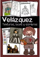 anteprima - Esercizi - Velázquez: texturas, luces y sombras. Español - Pagina di copertina