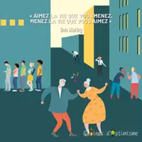 Aperçu - Affichage - Citation - Aimez la vie que vous menez ... - Page de couverture