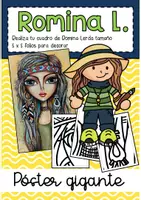 Vorschau - Arbeitsblätter - Romina Lerda: Kollaboratives Poster des Gemäldes "Federn" - Deckblatt