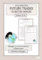 Vorschau - Arbeitsblätter - Übungen zu den future forms - a better world - Deckblatt
