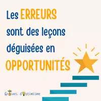 Aperçu - Affichage - Optiboost - Les erreurs sont des leçons déguisées - Page de couverture