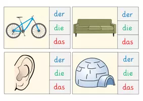 Vorschau - Arbeitsblätter - Klammerkarten Artikel - Seite 3