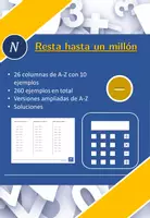 Vista previa - Hojas de trabajo - Resta hasta un millón | matemáticas | 26 columnas - Portada