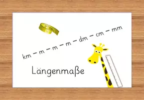 Vorschau - Arbeitsblätter - Längenmaße fleißig üben - Seite 1